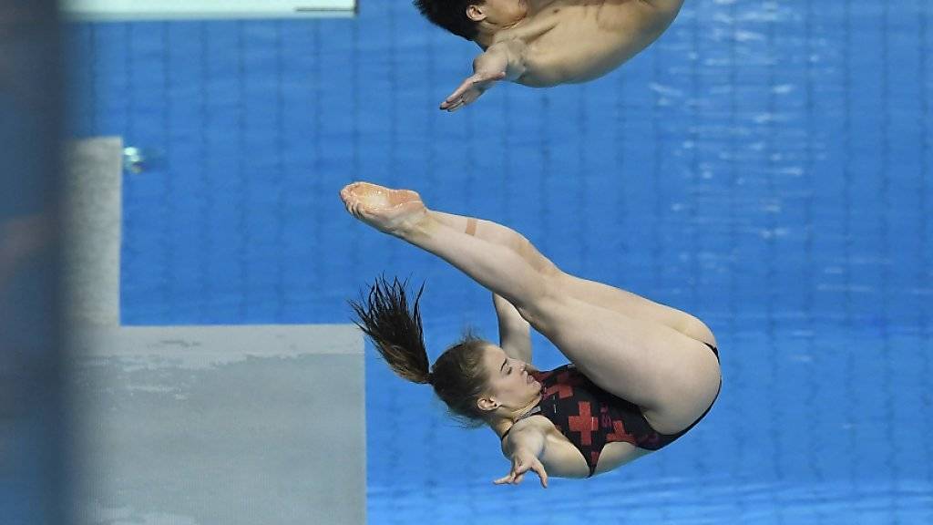 Synchron und erfolgreich: Michelle Heimberg und Jonathan Suckow gewannen EM-Bronze vom 3-m-Brett