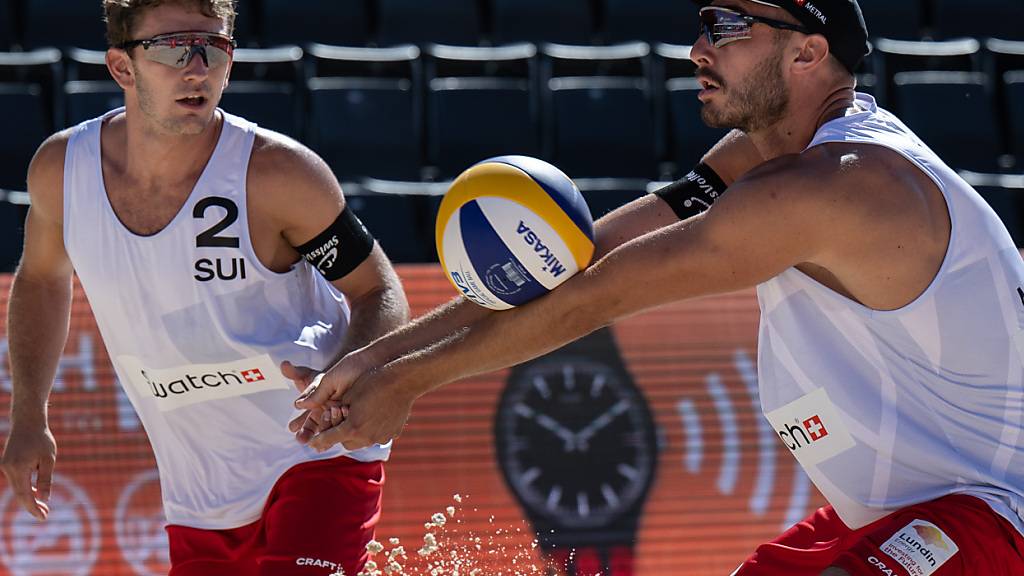 Quentin Métral (r.) und Yves Haussener qualifizieren sich für den Achtelfinal.