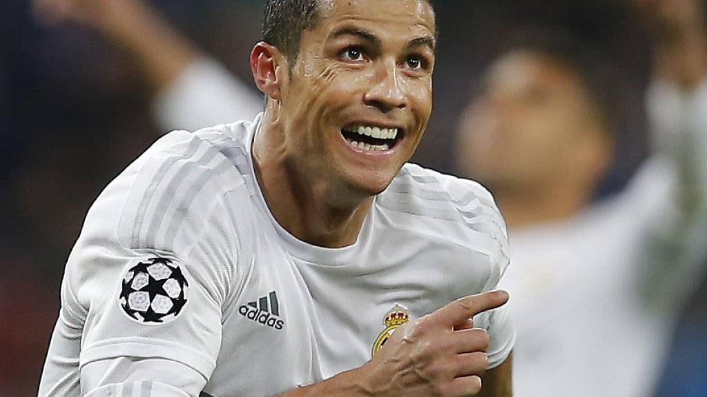 Cristiano Ronaldo liess Real Madrid dreimal jubeln