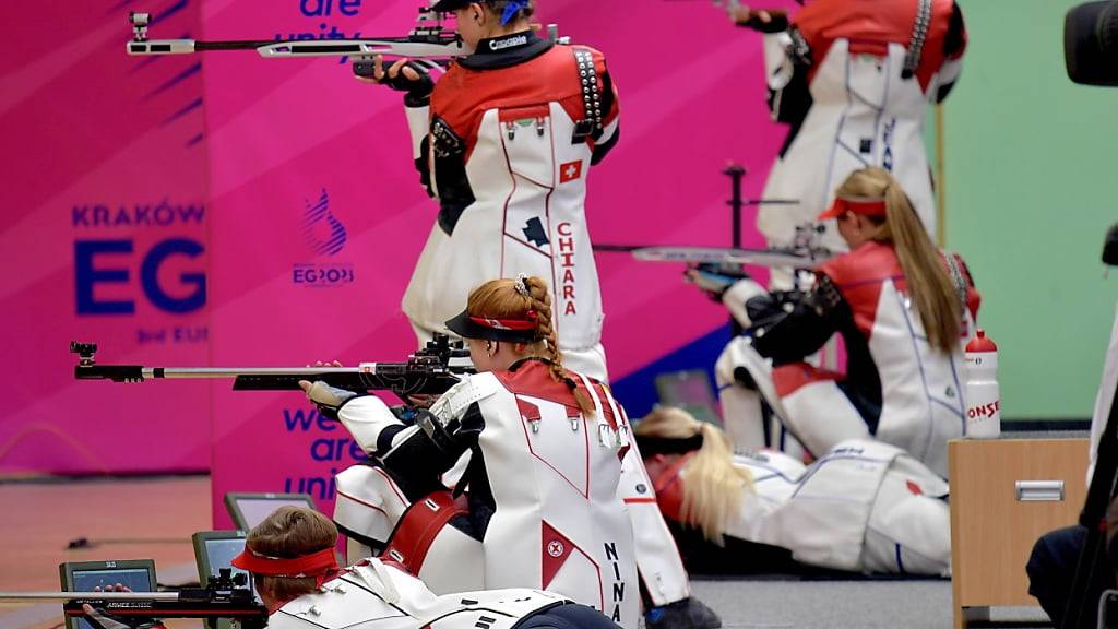 Team-Gold für die Schweizer Schützinnen an der EM