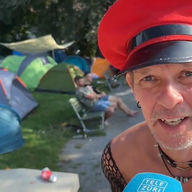 «Schlaf ist ein Fremdwort» – bei den Street-Parade-Campern gehts wild zu und her