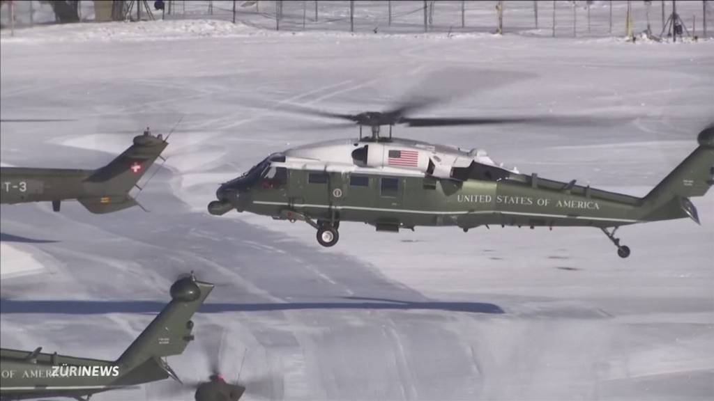 Roter Teppich für Donald Trump in Davos