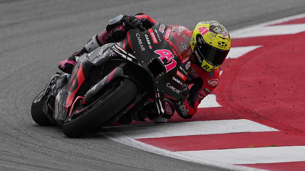 Der Katalane Aleix Espargaro (Aprilia) gewann den MotoGP-Sprint in Montmeló