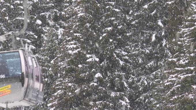 Badi-Wetter im Flachland, Wintereinbruch in den Bergen