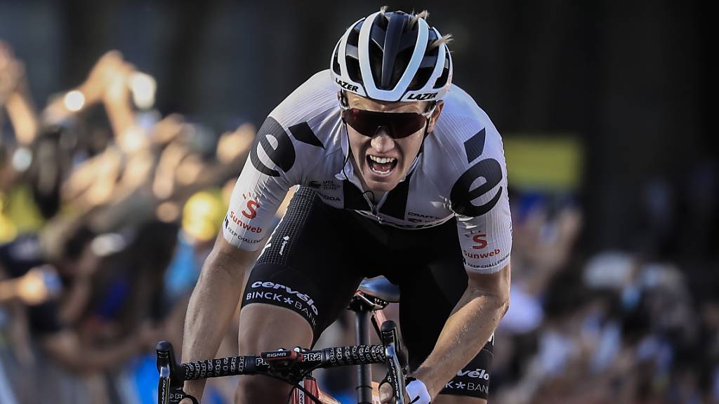 Sören Kragh Andersen vom Team Sunweb feierte in Champagnole seinen zweiten Etappensieg an dieser Tour de France, nachdem er bereits die 14. Etappe in Lyon (im Bild) für sich entschieden hatte