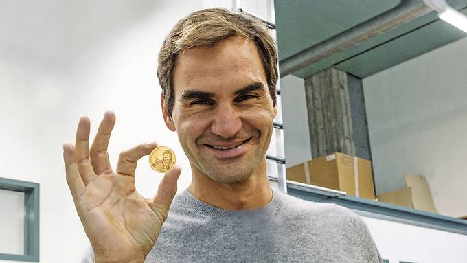 Roger Federer neu auf Goldmünze geprägt
