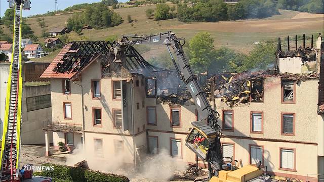 Grossbrand in Herznach: Angestellte wollte sich umbringen