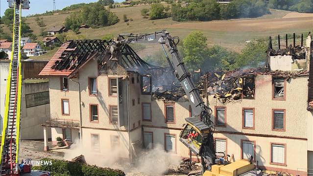 Grossbrand in Herznach: Angestellte wollte sich umbringen