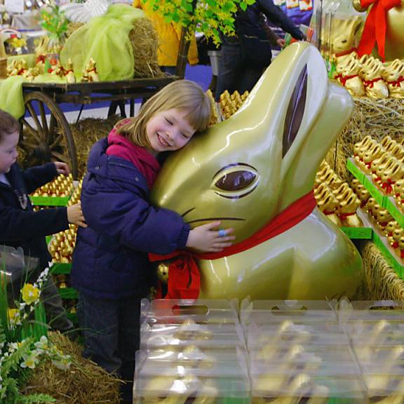 Farbton des Lindt-Goldhasen geniesst in Deutschland Markenschutz