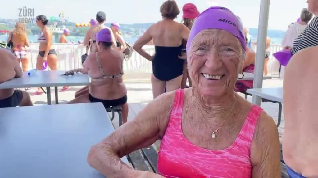 Diese Schwimmerin ist mit 91 Jahren an der Seeüberquerung dabei