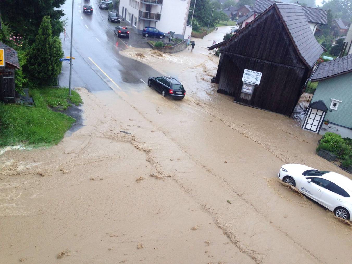 Lüchingen hatte mit riesigen Regenmengen zu kämpfen.