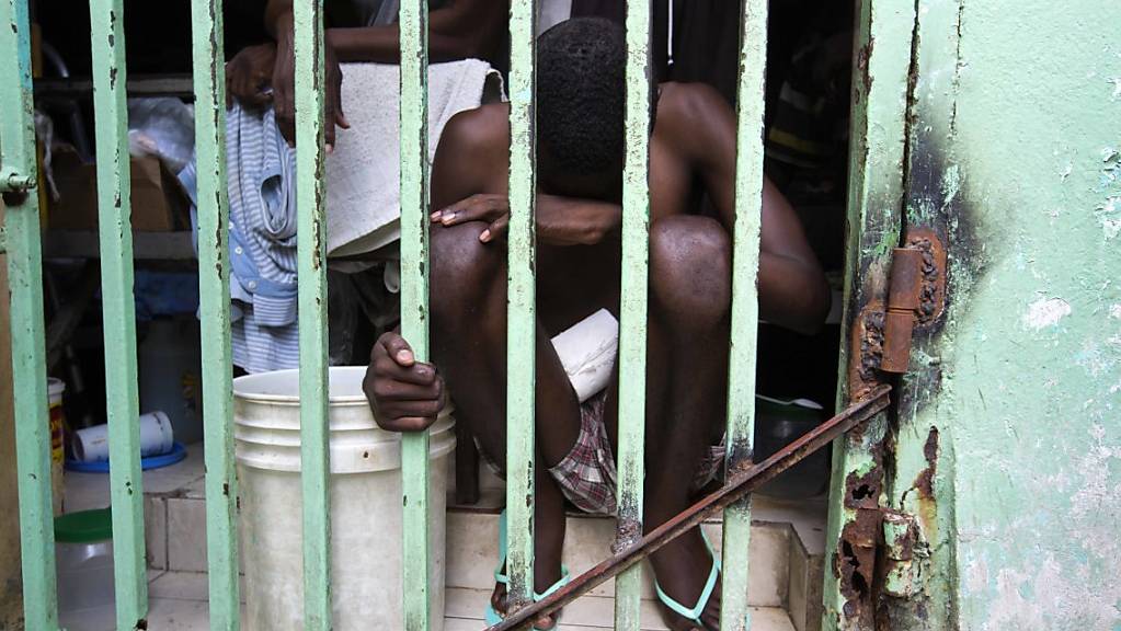Gefängniszelle in einer Anstalt in der haitianischen Hauptstadt Port-au-Prince. (Archivbild)