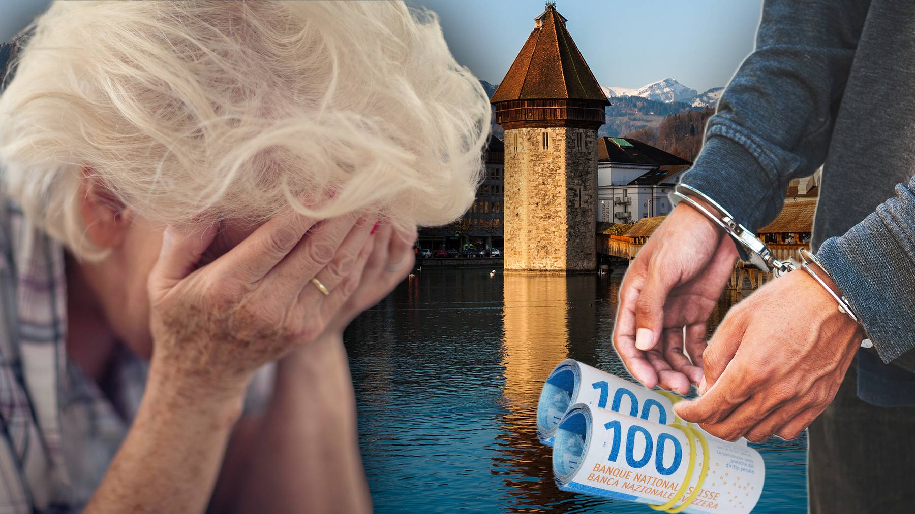 Betrüger Luzern Alte Frau Geld Verhaftet