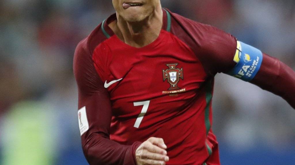 Trotz der Niederlage im Halbfinal des Confederations Cup hat Cristiano Ronaldo Grund zur Freude