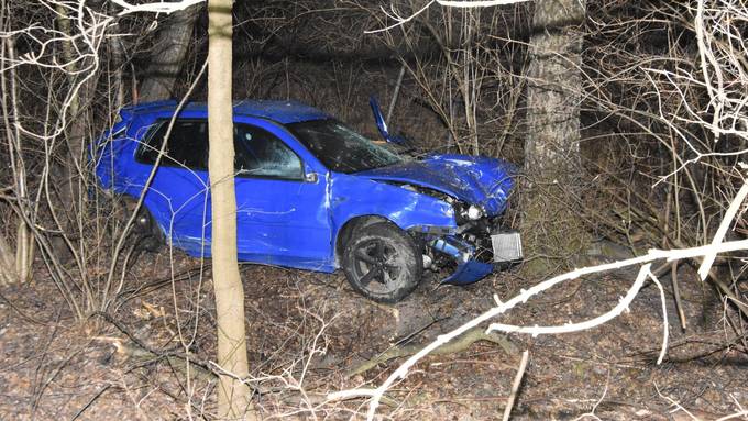 Nach Unfall: Mann erst nach 90 Minuten gefunden