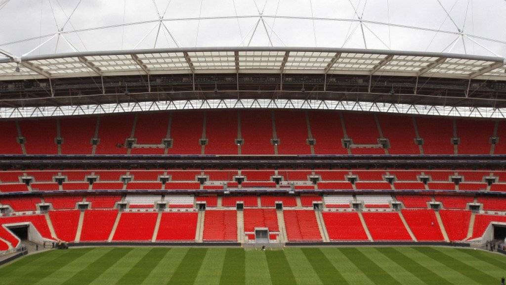 Das Wembley Stadium in London.