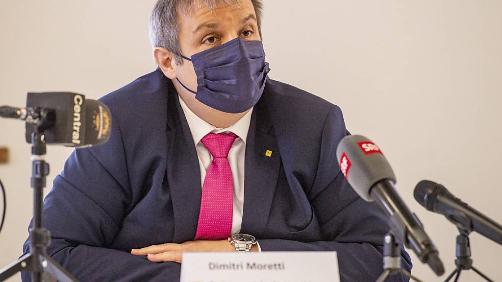 «Schwieriger Entscheid»: Der Urner Regierungsrat Dimitri Moretti begründet die Verweigerung der Bewilligung für eine Corona-Kundgebung in Altdorf.