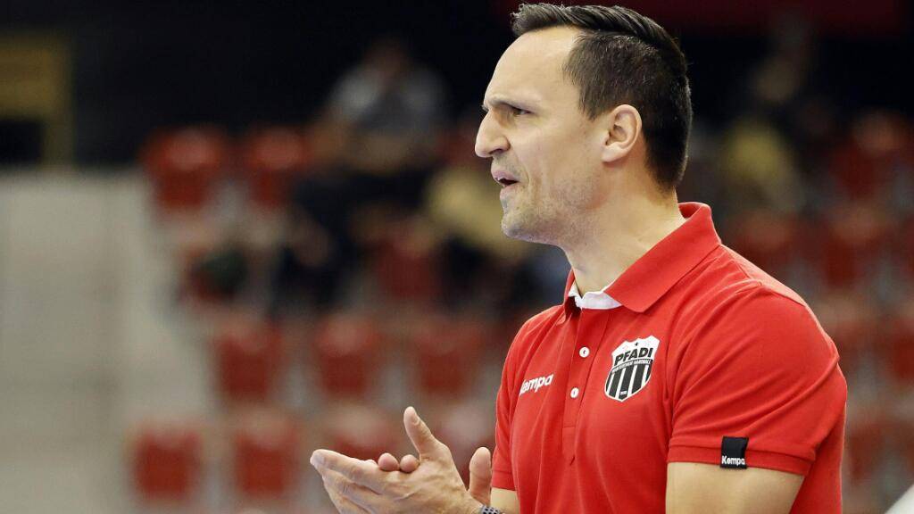 Pfadi Winterthurs Trainer Goran Cvetkovic kann mit dem Saisonstart seines Teams nicht zufrieden sein