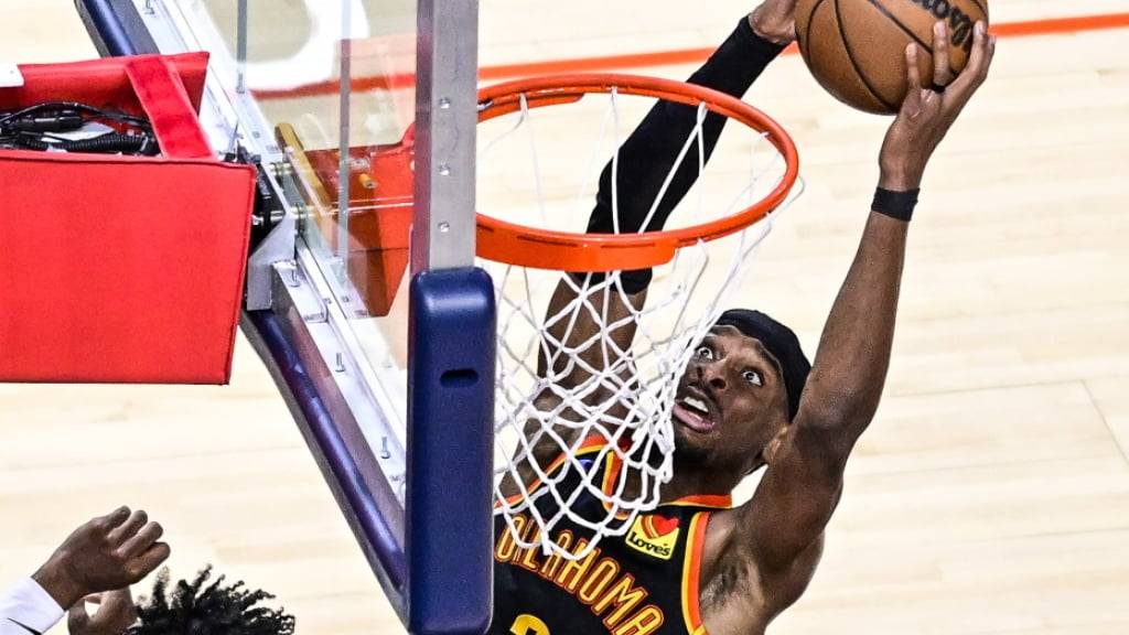 Shai Gilgeous-Alexander von Oklahoma City Thunder war im zweiten Viertelfinalspiel gegen die Denver Nuggets nicht zu stoppen