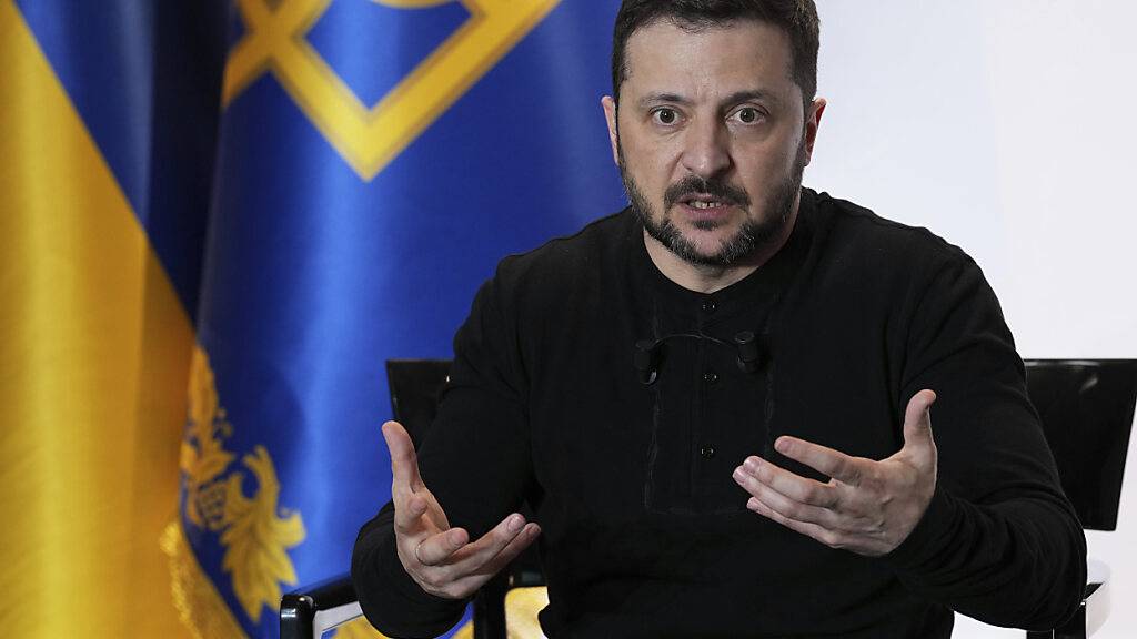 ARCHIV - Wolodymyr Selenskyj, Präsident der Ukraine. Foto: Aurelien Morissard/AP/dpa