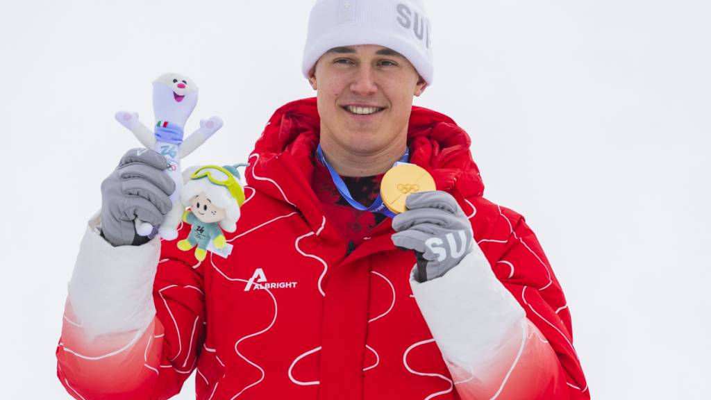Drei Starts an Winterspielen, drei Goldmedaillen: Franjo von Allmen gelang auf der Piste Stelvio in Bormio fast Unglaubliches
