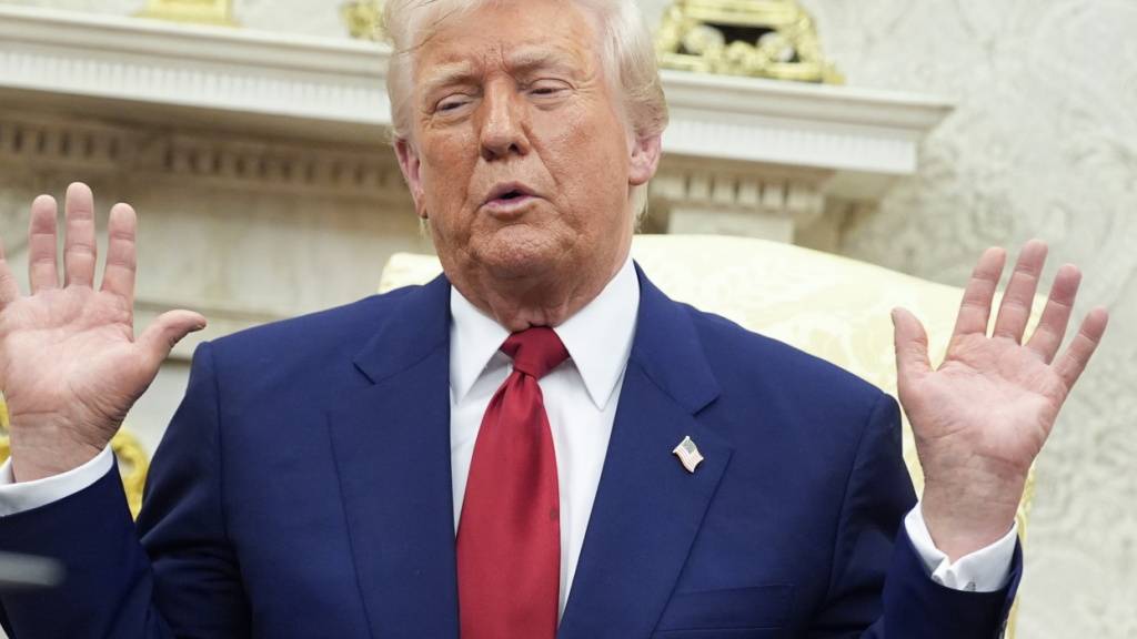 Hält viel von seinem Verhandlungsgeschick: US-Präsident Donald Trump. (Aufnahme vom 7. April 2025)