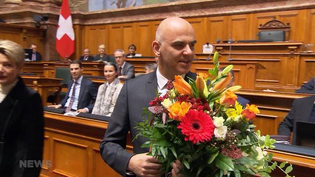 Alain Berset ist neuer Bundespräsident