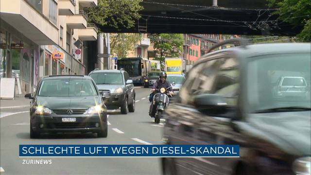 Diesel-Skandal verschmutzt Luft in Zürich