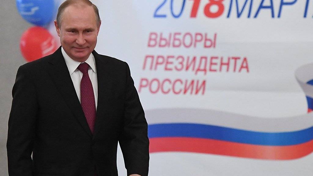 Wladimir Putin ist für eine vierte Amtszeit als russischer Präsident wiedergewählt worden.