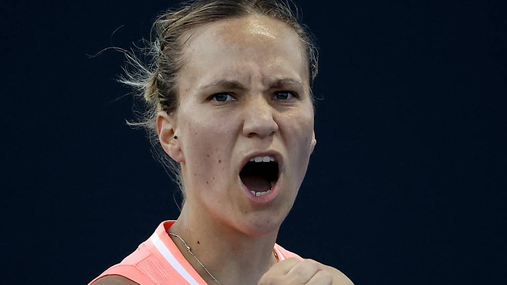 Was für eine Erlösung: Erstmals gewinnt Viktorija Golubic eine Partie im Hauptfeld des Australian Open