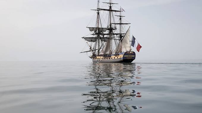 Nachbau von La-Fayette-Schiff nach US-Reise zurück in Frankreich