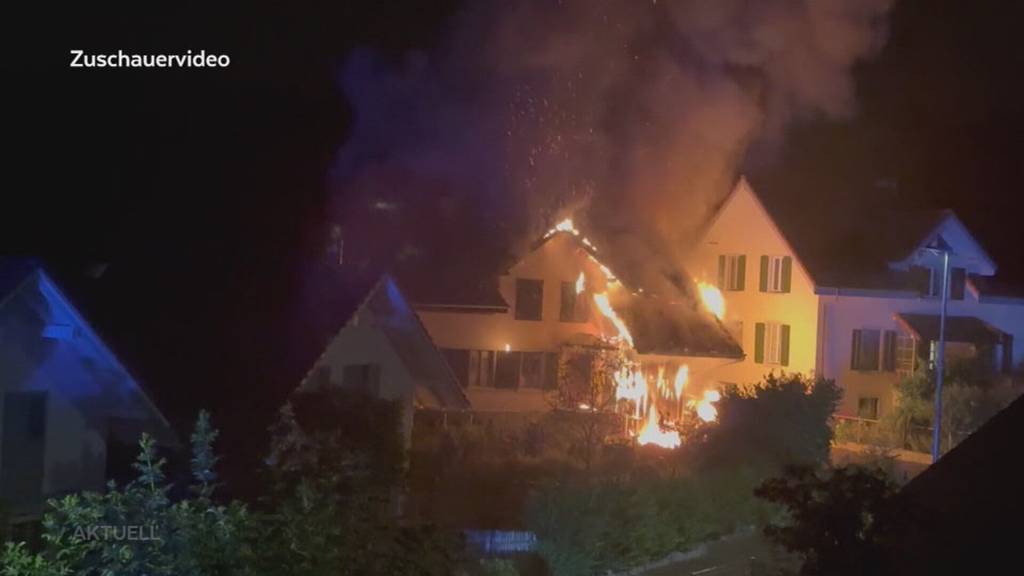 Zerstört: Während der Bewohner in den Ferien ist, brennt sein Haus in Uezwil