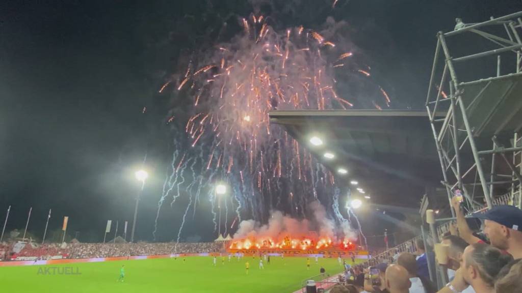 Mehrere Verletzte: Heftige Ausschreitungen nach Aarauer Cupsieg gegen YB