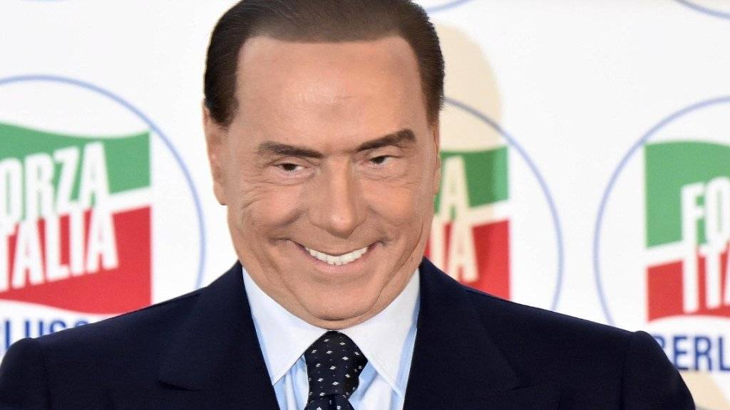 Silvio Berlusconi während eines Parteitreffens am 26. November 2017 in Mailand.