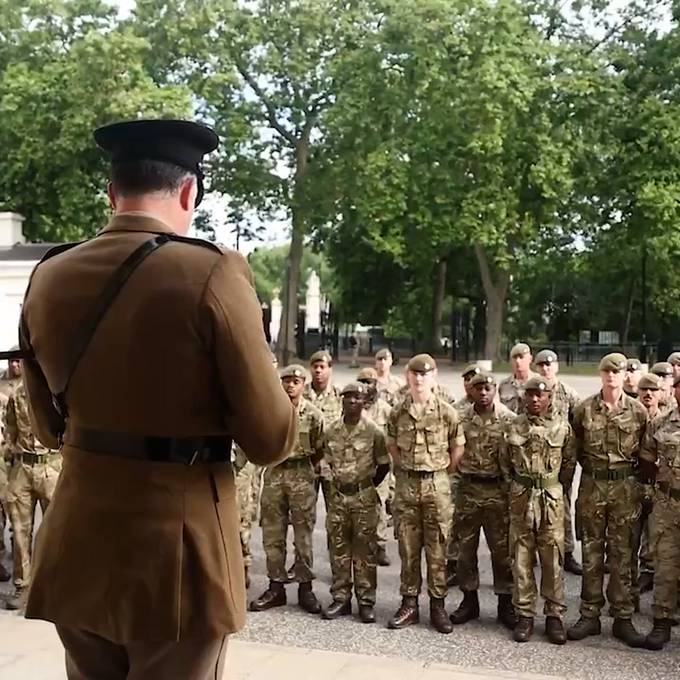 Irish Guards sind berührt von Prinzessin Kates Brief