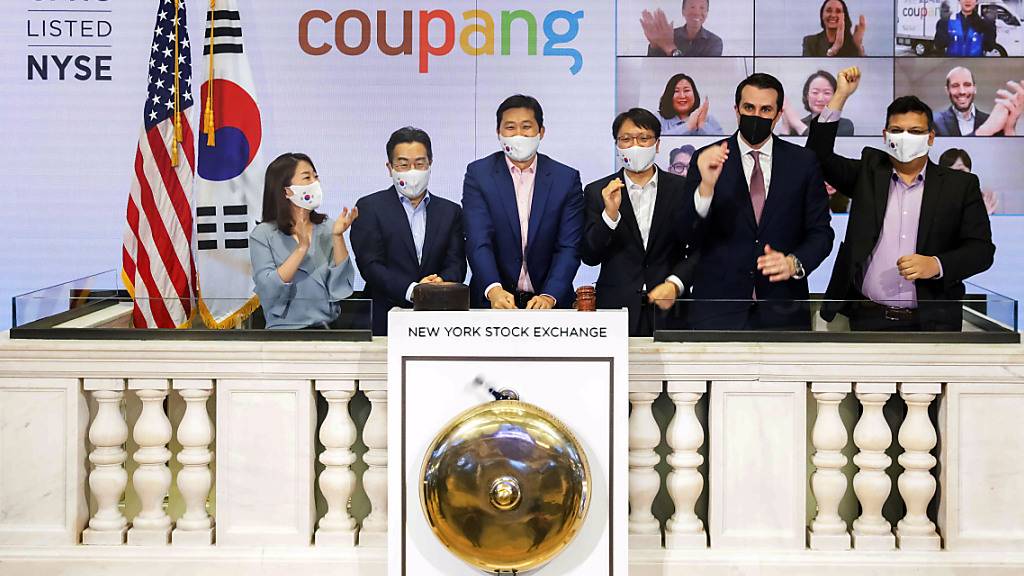 Die südkoreanische Firma Coupang hat am Donnerstag ein erfolgreiches Börsendebüt in New York absolviert.