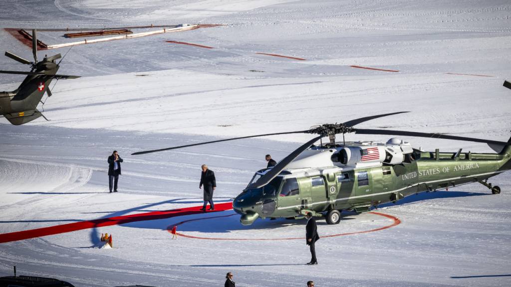 Trumps WEF-Besuch kostet den Kanton St. Gallen über 470'000 Franken