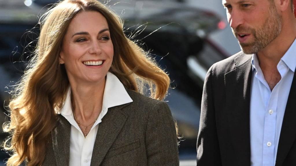 Der britische Prinz William und Kate, Prinzessin von Wales, in London. Foto: Eddie Mulholland/Pool Daily Telegraph/AP/dpa