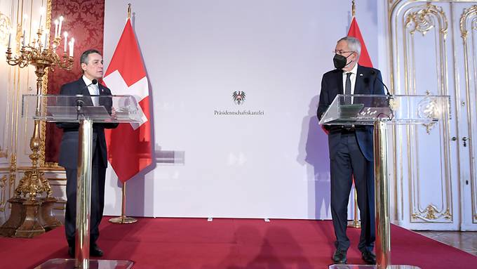 Beziehung Schweiz-EU und Ukraine Thema bei Cassis-Besuch in Wien