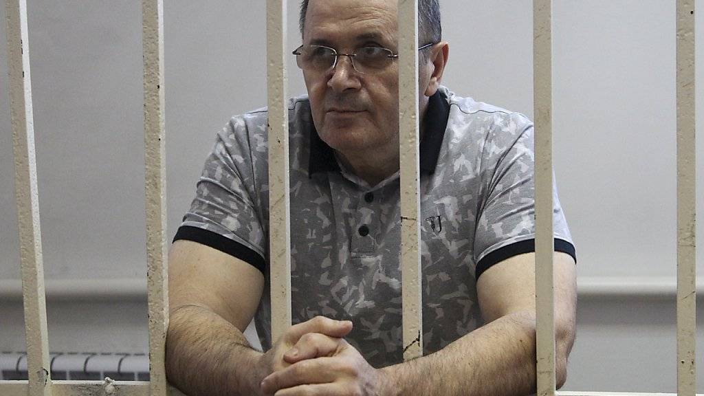 Selbst ein Opfer willkürlicher russischer Justiz: Vaclav-Havel-Preisträger Ojub Titijew im Gefängnis in Tschetschenien (Aufnahme vom 28. September 2018).
