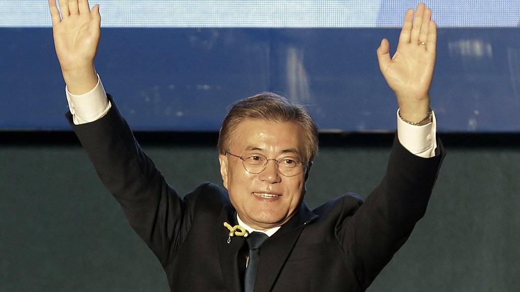 Soll Südkorea einen Neuanfang bescheren: Wahlsieger Moon Jae In.