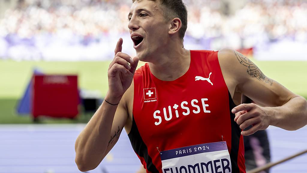 Simon Ehammer reichen 8,09 m für den Olympia-Final