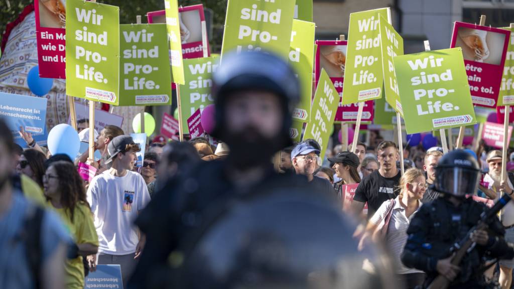 Abtreibungsgegner fordern Kundgebung in der Zürcher Innenstadt