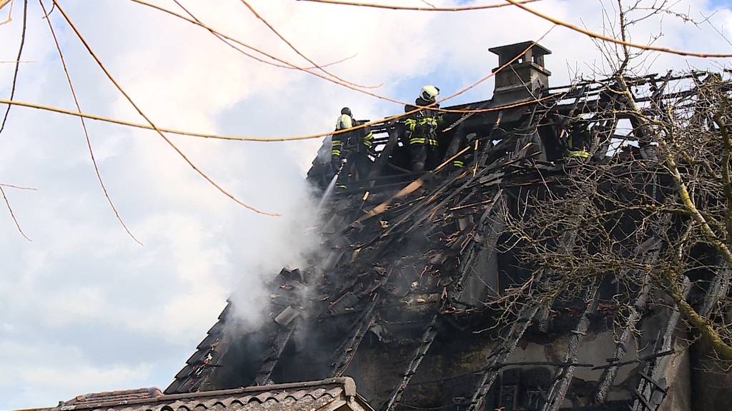 Abtwil: Bauernhaus nach Brand unbewohnbar