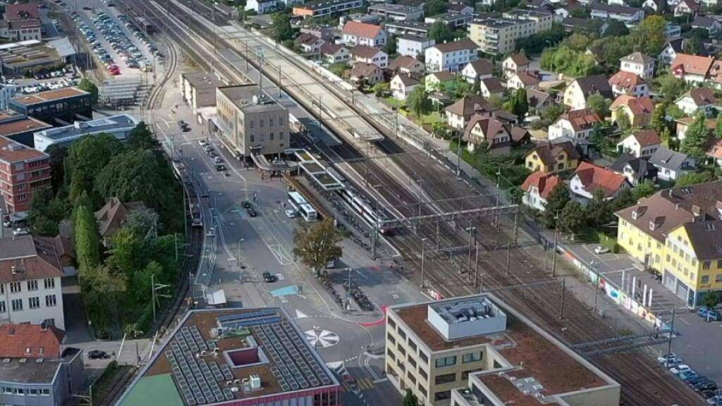 Fast alles wird neu beim Bahnhof Lenzburg: Die SBB legen die Planvorlage für die Publikumsanlagen öffentlich auf.
