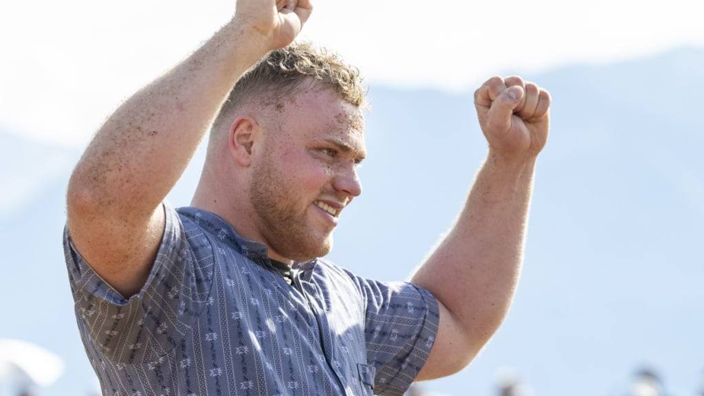 Marc Lustenberger feierte seinen ersten Kranzfestsieg
