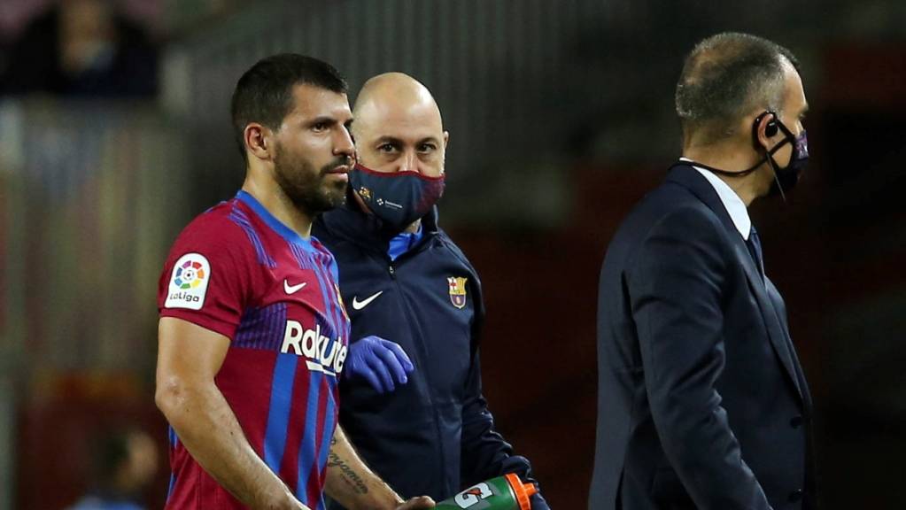 Sergio Aguero wird vorerst nicht mehr für Barcelona auflaufen