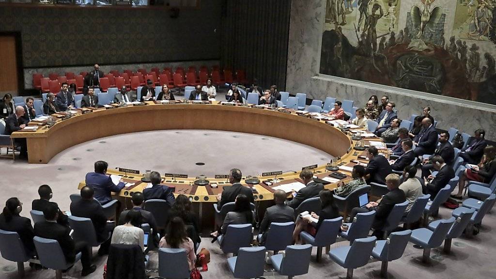 Sitzung des Uno-Sicherheitsrats in New York. (Archivbild)