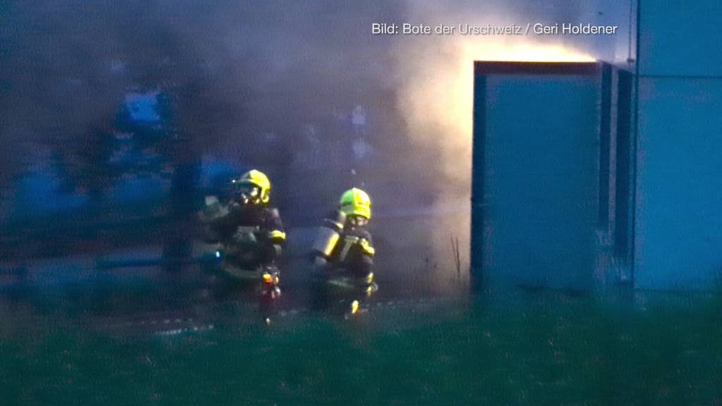 Brand in Asylunterkunft Kaltbach in Schwyz