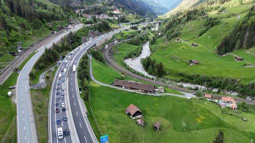 Stau vor dem Gotthard hat sich aufgelöst